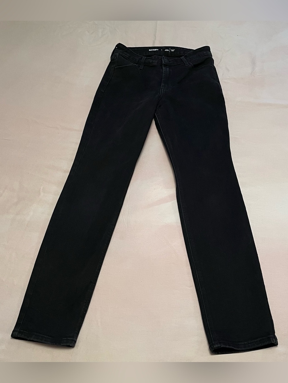 Old Navy Women's High-Rise Straight Leg Black Jeans Size 2